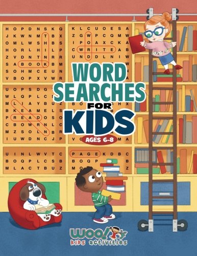 Product Cover Word Search for Kids Ages 6-8: Reproducible Worksheets for Classroom & Homeschool Use (Woo! Jr. Kids Activities Books)