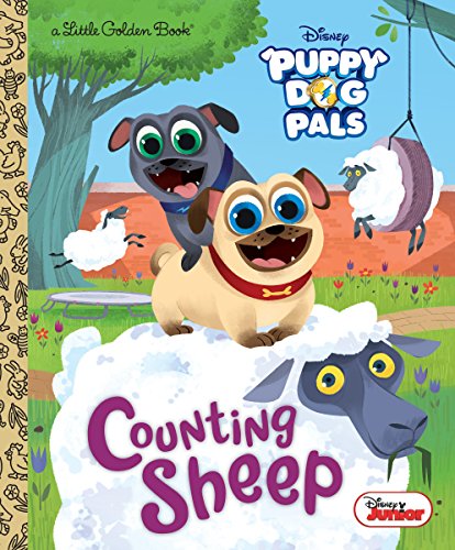Product Cover Counting Sheep (Disney Junior Puppy Dog Pals) (Little Golden Book)