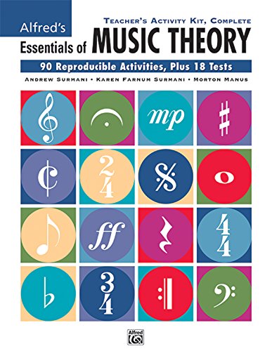 Product Cover Teacher's Activity Kit, Complete: 90 Reproducible Activities, Plus 18 Tests (Essentials of Music Theory)
