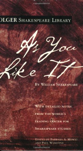 Product Cover As You Like It (Folger Shakespeare Library)