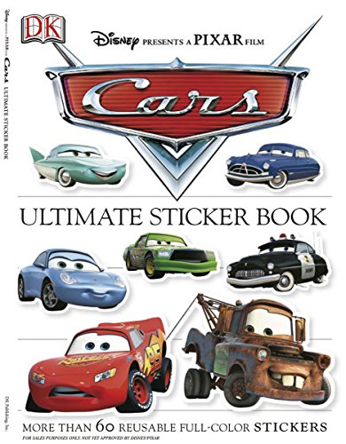 Product Cover Ultimate Sticker Book: Cars: More Than 60 Reusable Full-Color Stickers