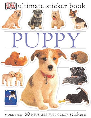 Product Cover Ultimate Sticker Book: Puppy: More Than 60 Reusable Full-Color Stickers
