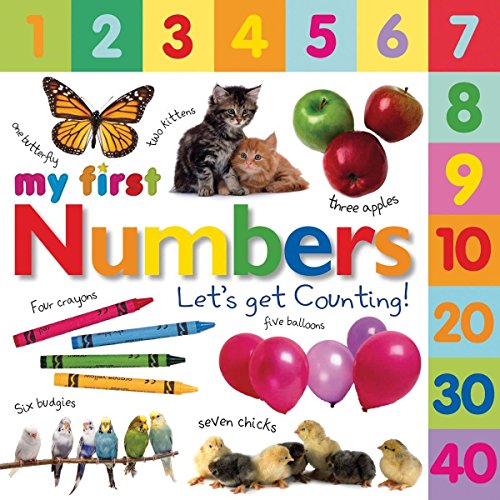 Product Cover Tabbed Board Books: My First Numbers: Let's Get Counting! (My First Tabbed Board Book)