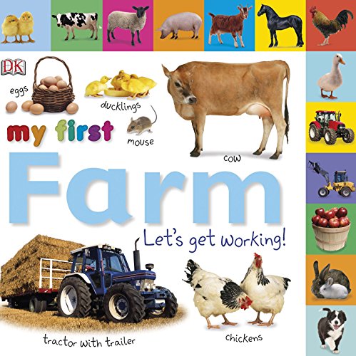 Product Cover Tabbed Board Books: My First Farm: Let's Get Working! (My First Tabbed Board Book)