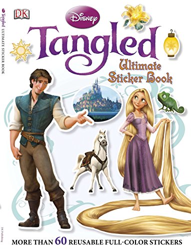 Product Cover Ultimate Sticker Book: Tangled: More Than 60 Reusable Full-Color Stickers