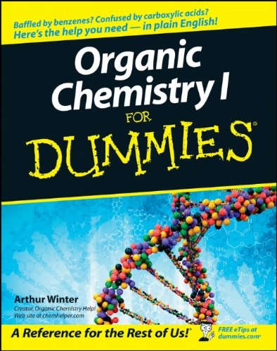 Product Cover Organic Chemistry I For Dummies