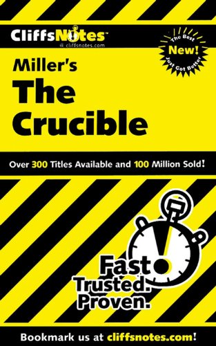 Product Cover CliffsNotes on Miller's The Crucible (Cliffsnotes Literature Guides)