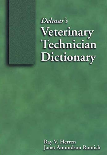 Product Cover Delmar's Veterinary Technician Dictionary (Veterinary Technology)