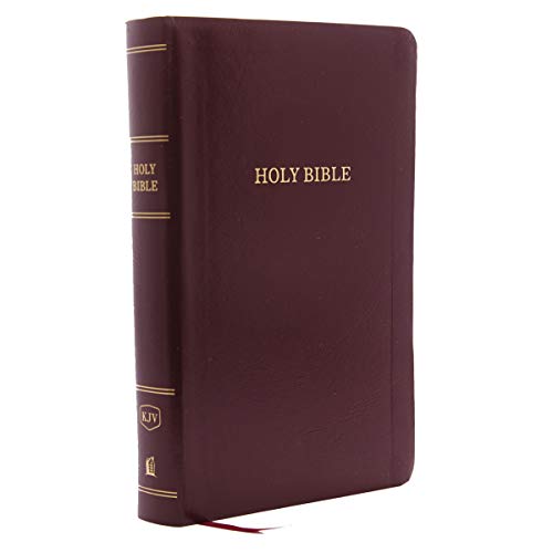 Product Cover KJV, Reference Bible, Personal Size Giant Print, Leather-Look, Burgundy, Red Letter Edition, Comfort Print: Holy Bible, King James Version