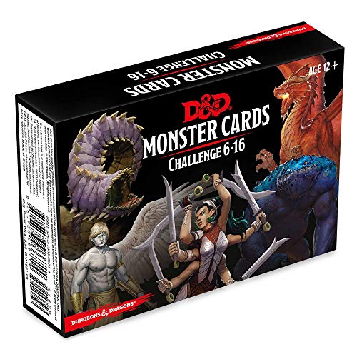 Product Cover Dungeons & Dragons Spellbook Cards: Monsters 6-16 (D&D Accessory)