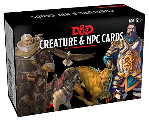 Product Cover Dungeons & Dragons Spellbook Cards: Creature & NPC Cards (D&D Accessory)