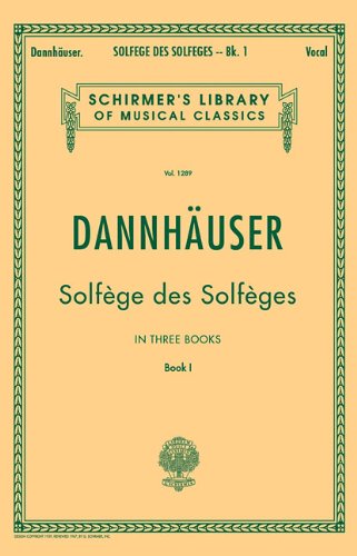 Product Cover Solfège de Solfèges, Book 1 - Schirmer's Libary of Musical Classics, Vol. 1289)