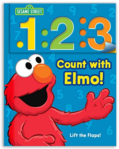 Product Cover Sesame Street: 1 2 3 Count with Elmo!: A Look, Lift, & Learn Book (1) (Look, Lift & Learn Books)