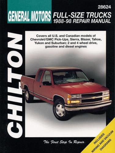 Product Cover General Motors Full-Size Trucks, 1988-98, Repair Manual (Chilton Automotive Books)