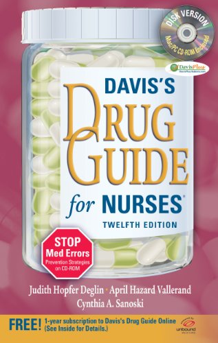 Product Cover Davis's Drug Guide for Nurses + Resource Kit CD-ROM