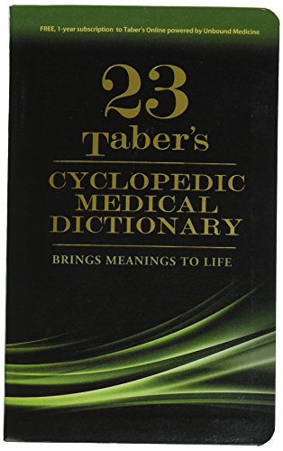 Product Cover Taber's Cyclopedic Medical Dictionary (Taber's Cyclopedic Medical Dictionary (Thumb Index Version))