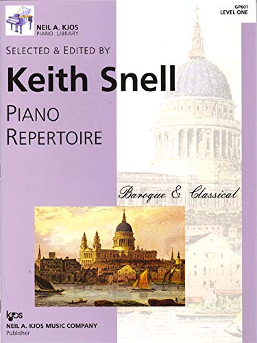 Product Cover GP601 - Piano Repertoire - Baroque & Classical - Level 1