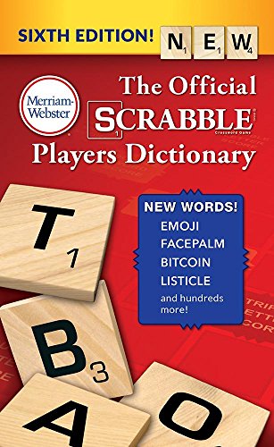 Product Cover The Official SCRABBLE Players Dictionary, Sixth Ed. (mass market paperback) 2018 Copyright
