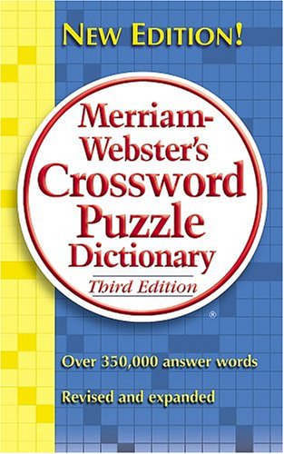 Product Cover Merriam-webster's Crossword Puzzle Dictionary