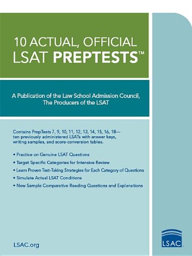 Product Cover 10 Actual, Official LSAT PrepTests
