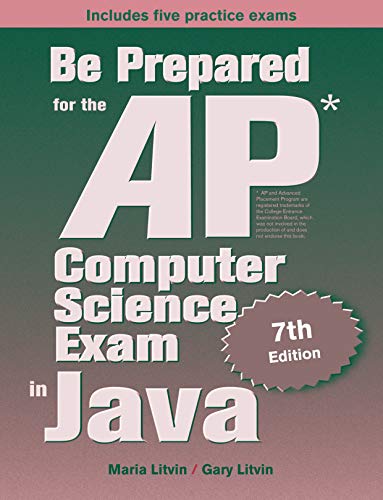 Product Cover Be Prepared for the AP Computer Science Exam in Java