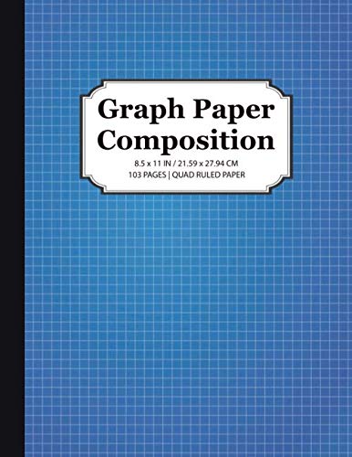 Product Cover Graph Paper Composition Notebook: Quad Ruled 5x5, Grid Paper for Math & Science Students (8.5 x 11)