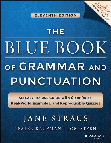 Product Cover The Blue Book of Grammar and Punctuation: An Easy-to-Use Guide with Clear Rules, Real-World Examples, and Reproducible Quizzes