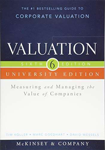 Product Cover Valuation: Measuring and Managing the Value of Companies, University Edition (Wiley Finance)
