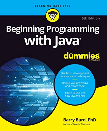 Product Cover Beginning Programming with Java For Dummies (For Dummies (Computer/Tech))