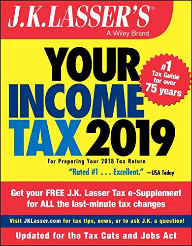 Product Cover J.K. Lasser's Your Income Tax 2019: For Preparing Your 2018 Tax Return