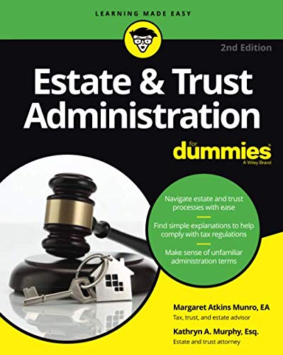 Product Cover Estate & Trust Administration For Dummies, 2nd Edition (For Dummies (Business & Personal Finance))