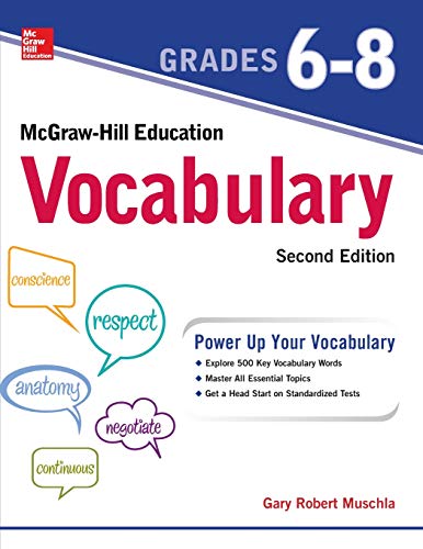Product Cover McGraw-Hill Education Vocabulary Grades 6-8, Second Edition