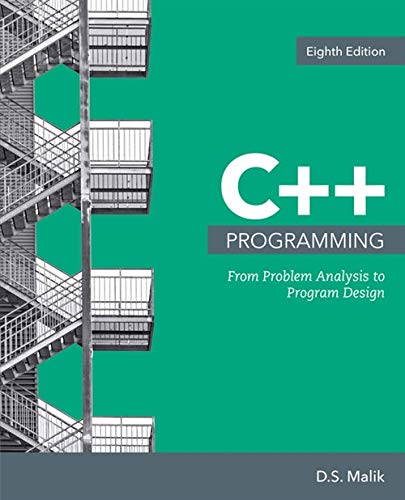Product Cover C++ Programming: From Problem Analysis to Program Design (MindTap Course List)