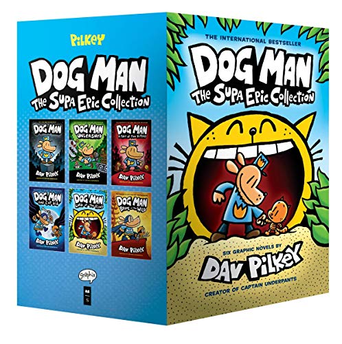 Product Cover Dog Man: The Supa Epic Collection: From the Creator of Captain Underpants (Dog Man #1-6 Boxed Set)