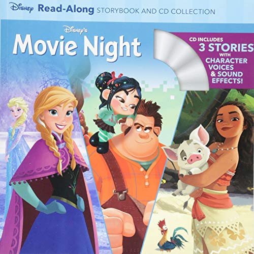 Product Cover Disney's Movie Night Read-Along Storybook and CD Collection: 3-In-1 Feature Animation Bind-Up