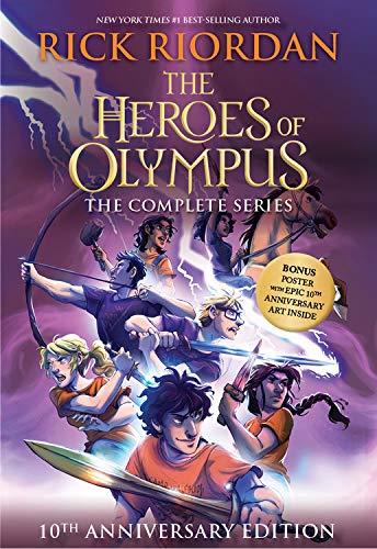 Product Cover The Heroes of Olympus Paperback Boxed Set (10th Anniversary Edition)