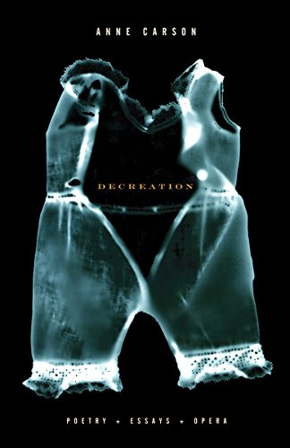 Product Cover Decreation: Poetry, Essays, Opera