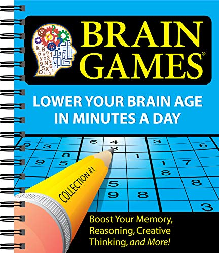 Product Cover Brain Games #1: Lower Your Brain Age in Minutes a Day (Volume 1)