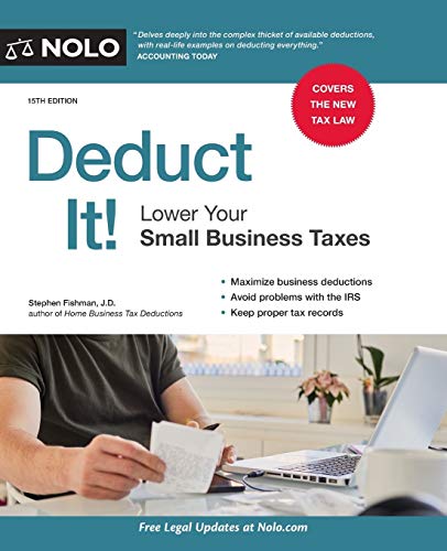 Product Cover Deduct It!: Lower Your Small Business Taxes
