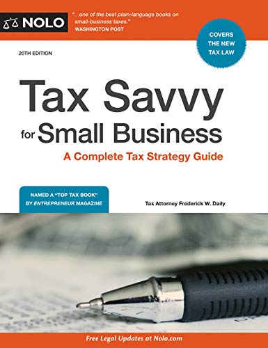 Product Cover Tax Savvy for Small Business: A Complete Tax Strategy Guide