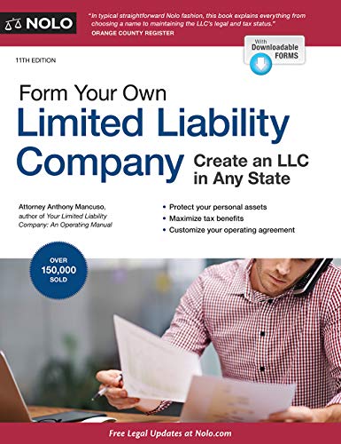Product Cover Form Your Own Limited Liability Company: Create An LLC in Any State