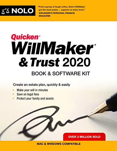 Product Cover Quicken Willmaker & Trust 2020: Book & Software Kit