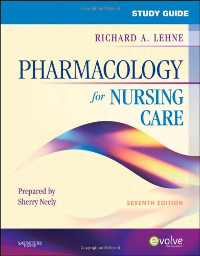 Product Cover Study Guide for Pharmacology for Nursing Care
