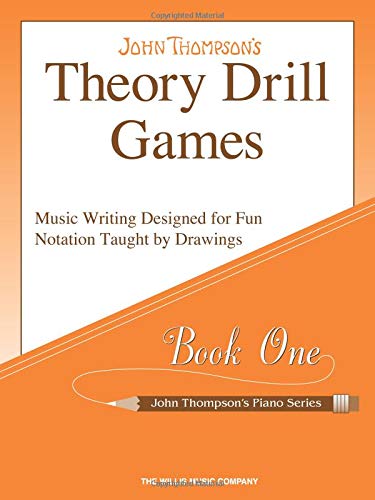 Product Cover Theory Drill Games Set 1: Early Elementary Level (John Thompson's Piano Series)