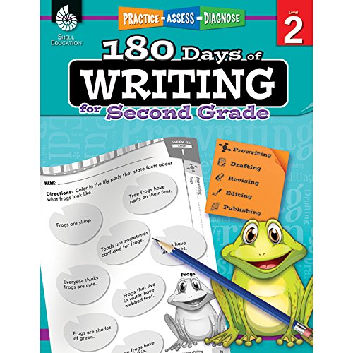 Product Cover 180 Days of Writing for Second Grade - An Easy-to-Use Second Grade Writing Workbook to Practice and Improve Writing Skills (180 Days of Practice)
