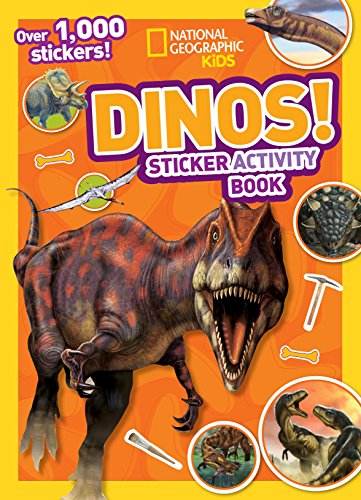 Product Cover National Geographic Kids Dinos Sticker Activity Book: Over 1,000 Stickers! (NG Sticker Activity Books)