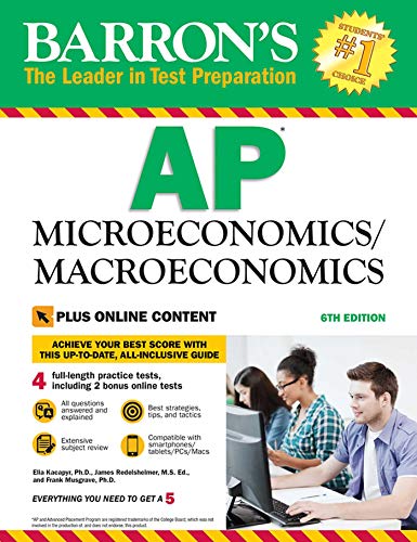 Product Cover Barron's AP Microeconomics/Macroeconomics with Online Tests