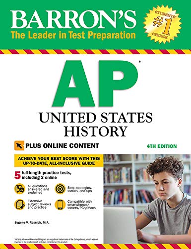 Product Cover AP United States History: With Online Tests (Barron's Test Prep)