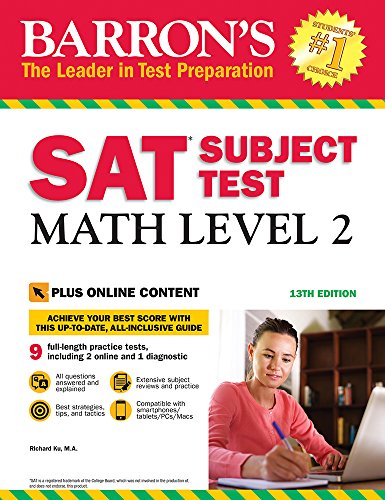Product Cover SAT Subject Test: Math Level 2 with Online Tests (Barron's Test Prep)
