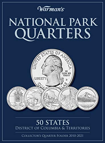 Product Cover National Parks Quarters: 50 States + District of Columbia & Territories: Collector's Quarters Folder 2010 -2021 (Warman's Collector Coin Folders)